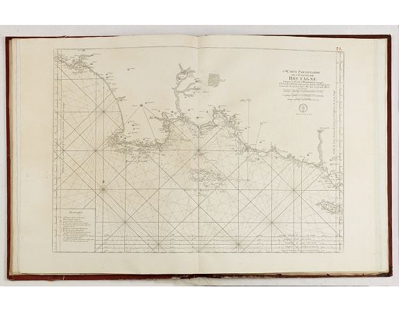 DÉPÔT DES CARTES ET PLANS DE LA MARINE. - Neptune des Côtes Occidentales de France. DÉPÔT DES CARTES ET PLANS DE LA MARINE. - Neptune des Côtes Occidentales de France.