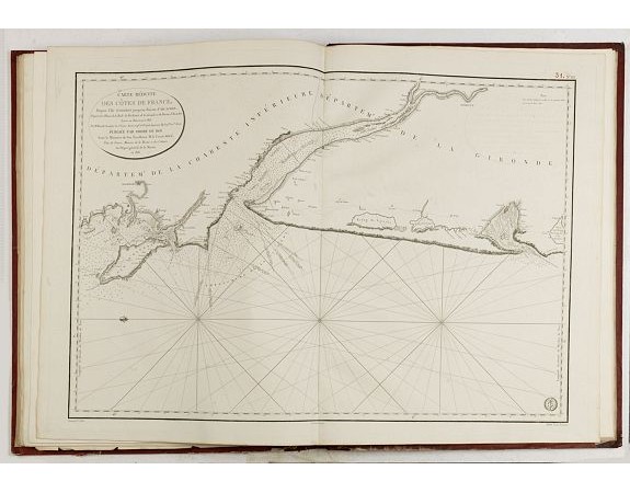 DÉPÔT DES CARTES ET PLANS DE LA MARINE. - Neptune des Côtes Occidentales de France. DÉPÔT DES CARTES ET PLANS DE LA MARINE. - Neptune des Côtes Occidentales de France.
