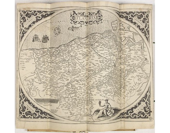 GALLE, Th. - Composite atlas of the Low Countries with 18 double page maps by or after Hessel Gerriotsz. Theodor Galle, etc. GALLE, Th. - Composite atlas of the Low Countries with 18 double page maps by or after Hessel Gerriotsz. Theodor Galle, etc.