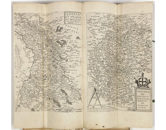 GALLE, Th. - Composite atlas of the Low Countries with 18 double page maps by or after Hessel Gerriotsz. Theodor Galle, etc. GALLE, Th. - Composite atlas of the Low Countries with 18 double page maps by or after Hessel Gerriotsz. Theodor Galle, etc.