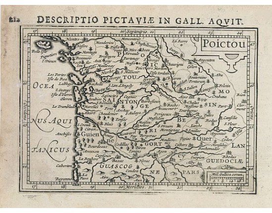BERTIUS, P. / HONDIUS, J. -  Poictou.