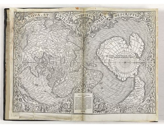 POMPONIUS MELA / ORONCE FINE. -  Pomponii Melae De Orbis Situ Libri tres…[with Oronce Fine double-cordiform  worldmap].