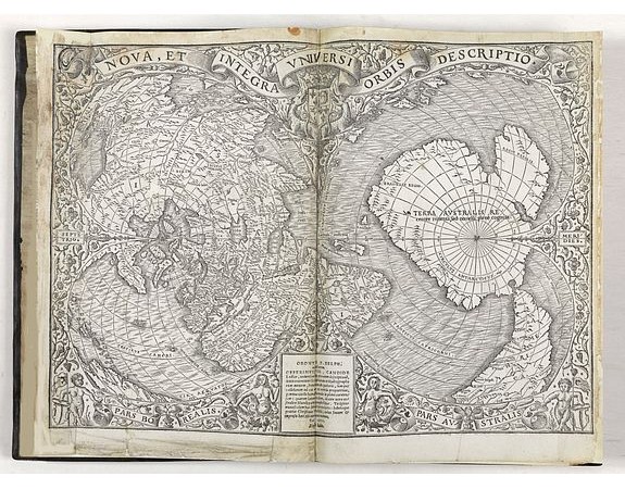 POMPONIUS MELA / ORONCE FINE. -  Pomponii Melae De Orbis Situ Libri tres…[with Oronce Fine double-cordiform  worldmap].