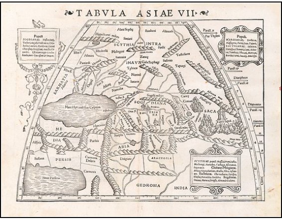 MÜNSTER, S. - Tabula Asiae VII. MÜNSTER, S. - Tabula Asiae VII.