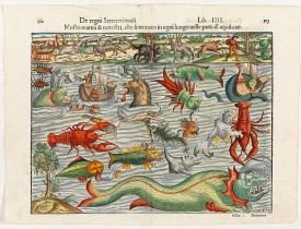 MÜNSTER, S. -  [Sea monsters] De regni Settentrionali Monstri marini & terrestri…