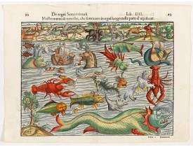 MÜNSTER, S. -  [Sea monsters] De regni Settentrionali Monstri marini & terrestri…