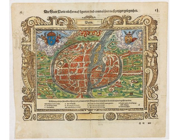 MÜNSTER,S. -  [Paris] Die Statt Paris etlicher maß figuriert und contrafehret nach jetziger Gelegenheit.