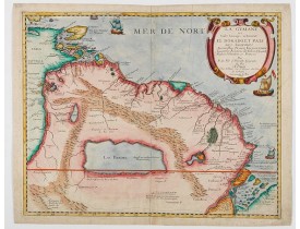 DUVAL, P. /JOLLAIN. -  La Guaiane ou Coste Sauvage, autrement El Dorado, et Pais des Amazones…