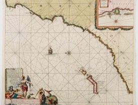 VAN KEULEN, J. -  Nieuwe Pascaert vande Kust van MAROCA en Zanhaga beginnend…