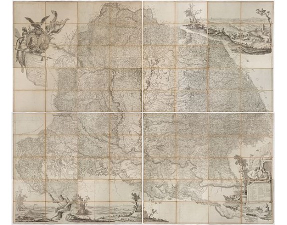 Müller Ignácz ( Müller Ignác) -  Mappa Geographica novissima Regni Hungariae divisi in suos Comitatus cum Districtibus Jazygum et Cumanorum, Banatus Temesiensis ejusque Districtuum nec non Regnorum Croatiae, Slavoniae, Dalmatiae, Magni Principatus Transsy