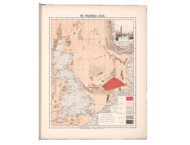 O. T. OLSEN -  The piscatorial atlas of the North sea, English and St Georges Channels.