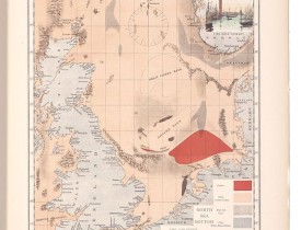 O. T. OLSEN -  The piscatorial atlas of the North sea, English and St Georges Channels.