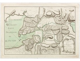 LE ROUGE, G.-L. -  L’Isthme de L’Acadie, Baye du Beaubassin, en Anglois Shegnekto, environs du Fort Beausejour