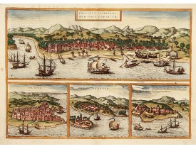 BRAUN, G. / HOGENBERG, F. -  Calechut / Ormus / Canonor.. BRAUN, G. / HOGENBERG, F. -  Calechut / Ormus / Canonor..