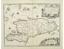 FER, N. de. / DANET, G. -  L'Isle St. Domingue ou Espagnole. . .