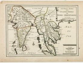 FER, N. de. - Les Vrays Indes dits Grandes Indes ou Indes Orientales Par N. de Fer. Geographe de Sa Majeste Catoliques et de Monseigneur le Dauphin.