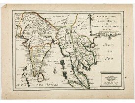 FER, N. de. - Les Vrays Indes dits Grandes Indes ou Indes Orientales Par N. de Fer. Geographe de Sa Majeste Catoliques et de Monseigneur le Dauphin.