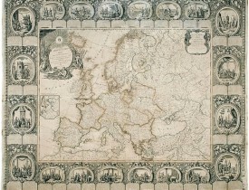 CLOUET / MONDHARE. - Carte d'Europe divisée en ses Empires et Royaumes.