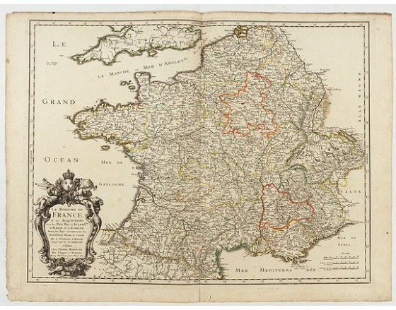 SANSON, N. / MARIETTE, P. - Le Royaume de France, et ses acquisitions. . .