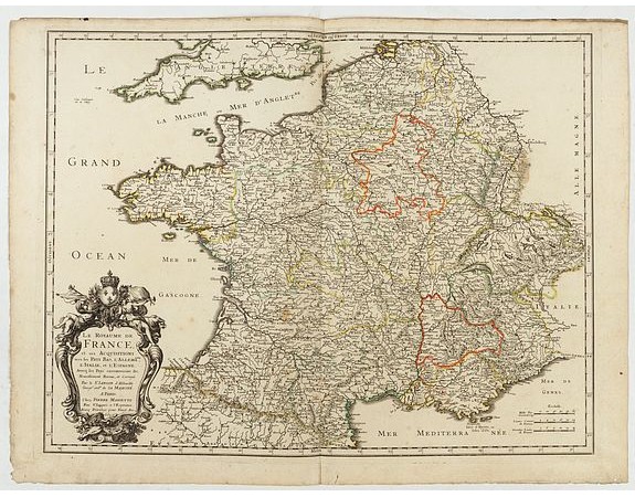SANSON, N. / MARIETTE, P. - Le Royaume de France, et ses acquisitions. . . SANSON, N. / MARIETTE, P. - Le Royaume de France, et ses acquisitions. . .