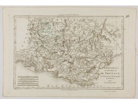 BONNE, R. -   Départements et districts de Provence. BONNE, R. -   Départements et districts de Provence.