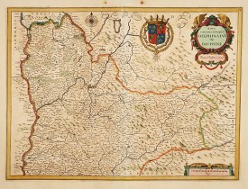 JANSSONIUS, J. -  Nova et accurata Descriptio Delphinatus vulgo Dauphine.