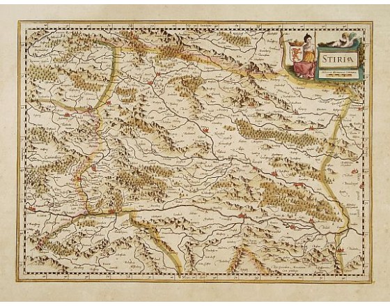 MERCATOR, G./ HONDIUS, H. - Stiria. MERCATOR, G./ HONDIUS, H. - Stiria.