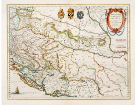 BLAEU, W. -  Sclavonia, Croatia cum Dalmatiae Parte. BLAEU, W. -  Sclavonia, Croatia cum Dalmatiae Parte.