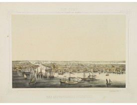 HESSE,J. -  New York von der Seeseite aus gesehen.