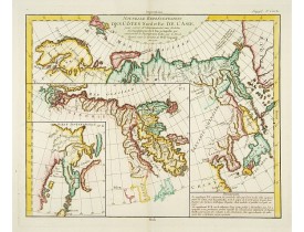 DIDEROT, D. -  Nouvelle representation des cotes nord et est de l'Asie..