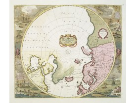 WIT, F. de -  Poli Arctici et circumia centium terrarum descriptio.. WIT, F. de -  Poli Arctici et circumia centium terrarum descriptio..