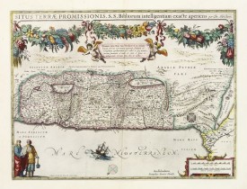 HONDIUS, H. -  Situs Terrae Promissionis.S.S.Bibliorum intelligentiam..