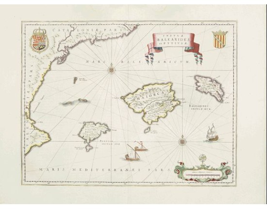 BLAEU, W. -  Insulae Balearides et Pytiusae.