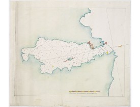 ANONYME -  Plan manuscrit du port de La Havane. ANONYME -  Plan manuscrit du port de La Havane.