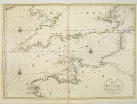 JAILLOT, H. / MORTIER, P. - Carte de la Manche.