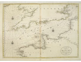 JAILLOT, H. / MORTIER, P. - Carte de la Manche.
