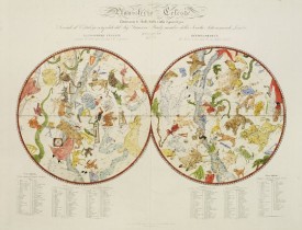 ROSSARI,C. -  Planisferio Celeste..