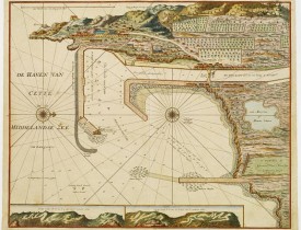 VAN KEULEN, G. -  De Haven van Cette in de Middelandse Zee.