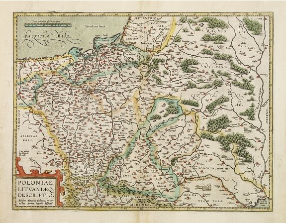 ORTELIUS, A. - Poloniae, Lituaniaeq descriptio. ORTELIUS, A. - Poloniae, Lituaniaeq descriptio.