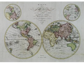 WALCH, J. -  Karte der Erde..