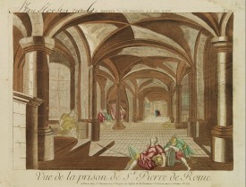 CHEREAU, J. -  Vue de la prison de St.Pierre de Rome.