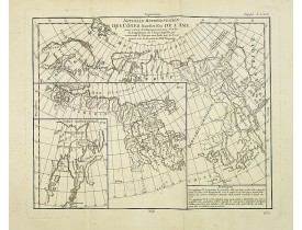 DIDEROT, D. - Nouvelle representation des cotes nord et est de l'Asie..