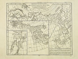 DIDEROT, D. - Nouvelle representation des cotes nord et est de l'Asie..