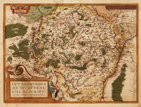 ORTELIUS, A. -  Lutzenburgensis Ducatus veriss descript.
