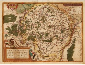 ORTELIUS, A. -  Lutzenburgensis Ducatus veriss descript. ORTELIUS, A. -  Lutzenburgensis Ducatus veriss descript.