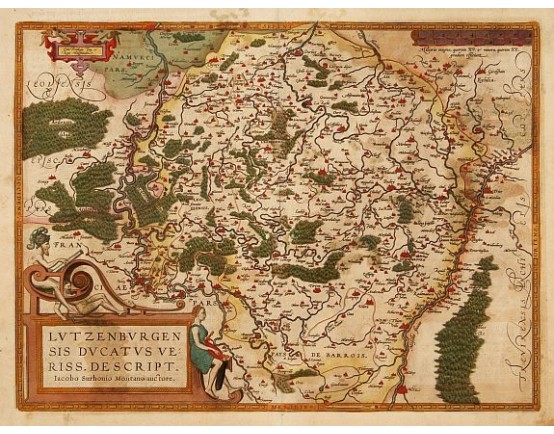 ORTELIUS, A. - Lutzenburgensis Ducatus veriss descript. ORTELIUS, A. - Lutzenburgensis Ducatus veriss descript.