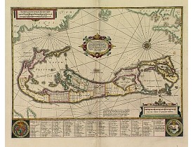 JANSSONIUS, J. -  Mappa Aestivarum Insularum, alias Barmudas.. JANSSONIUS, J. -  Mappa Aestivarum Insularum, alias Barmudas..