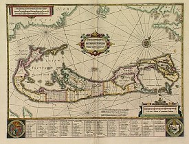 JANSSONIUS, J. -  Mappa Aestivarum Insularum, alias Barmudas..