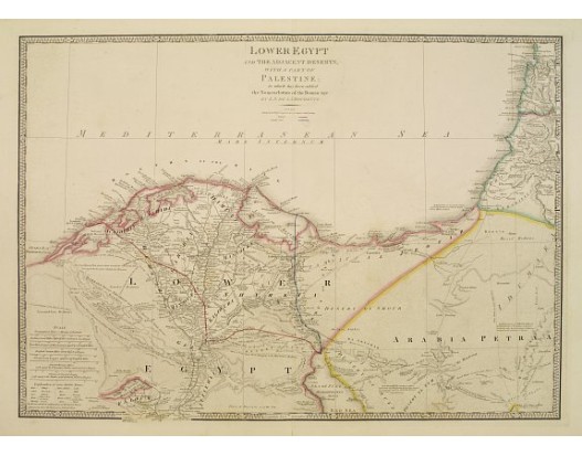 WYLD, J. - Lower Egypt.. with part of Palestine. WYLD, J. - Lower Egypt.. with part of Palestine.