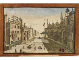 ANONYME -  Place de l'Eglise de St.Marc et la grande Place terminee.. ANONYME -  Place de l'Eglise de St.Marc et la grande Place terminee..